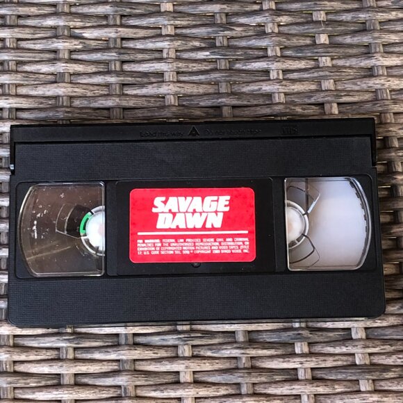 Savage Dawn VHS Tape 1989 Movie Lance Henriksen George Kennedy - Picture 5 of 6